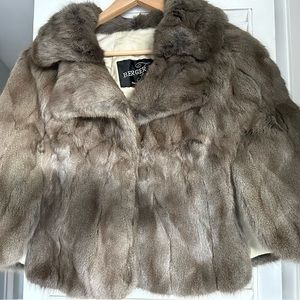 Vintage Mink fur cape stole